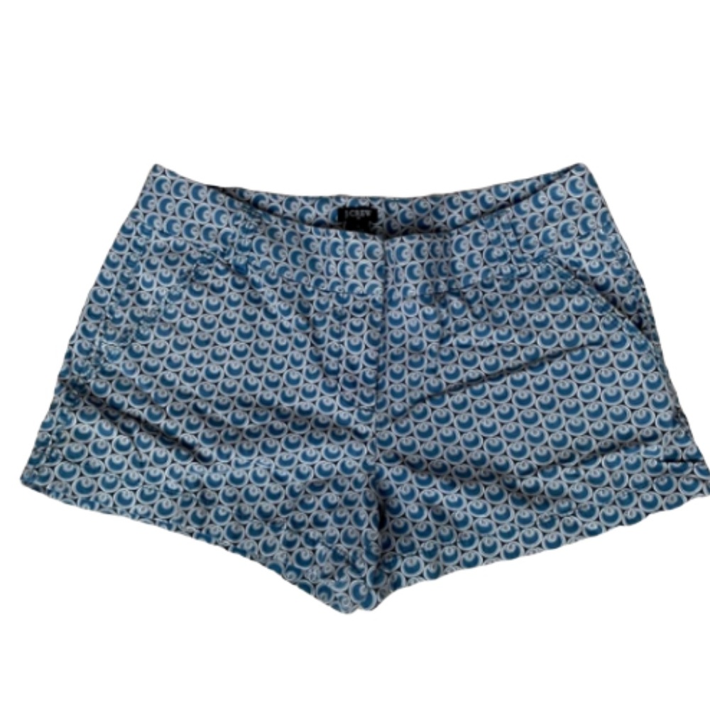 J. Crew City Fit Blue & Green Shorts Size 8
